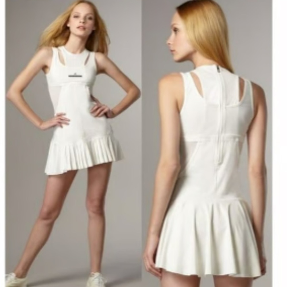 Adidas by Stella McCartney ivory tennis dress M